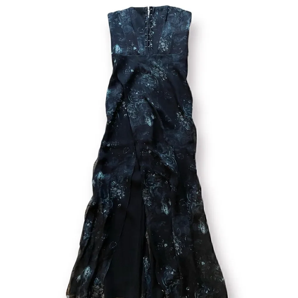 HAUTE HIPPIE Silk Printed Jumpsuit |Size: XS | US 2|